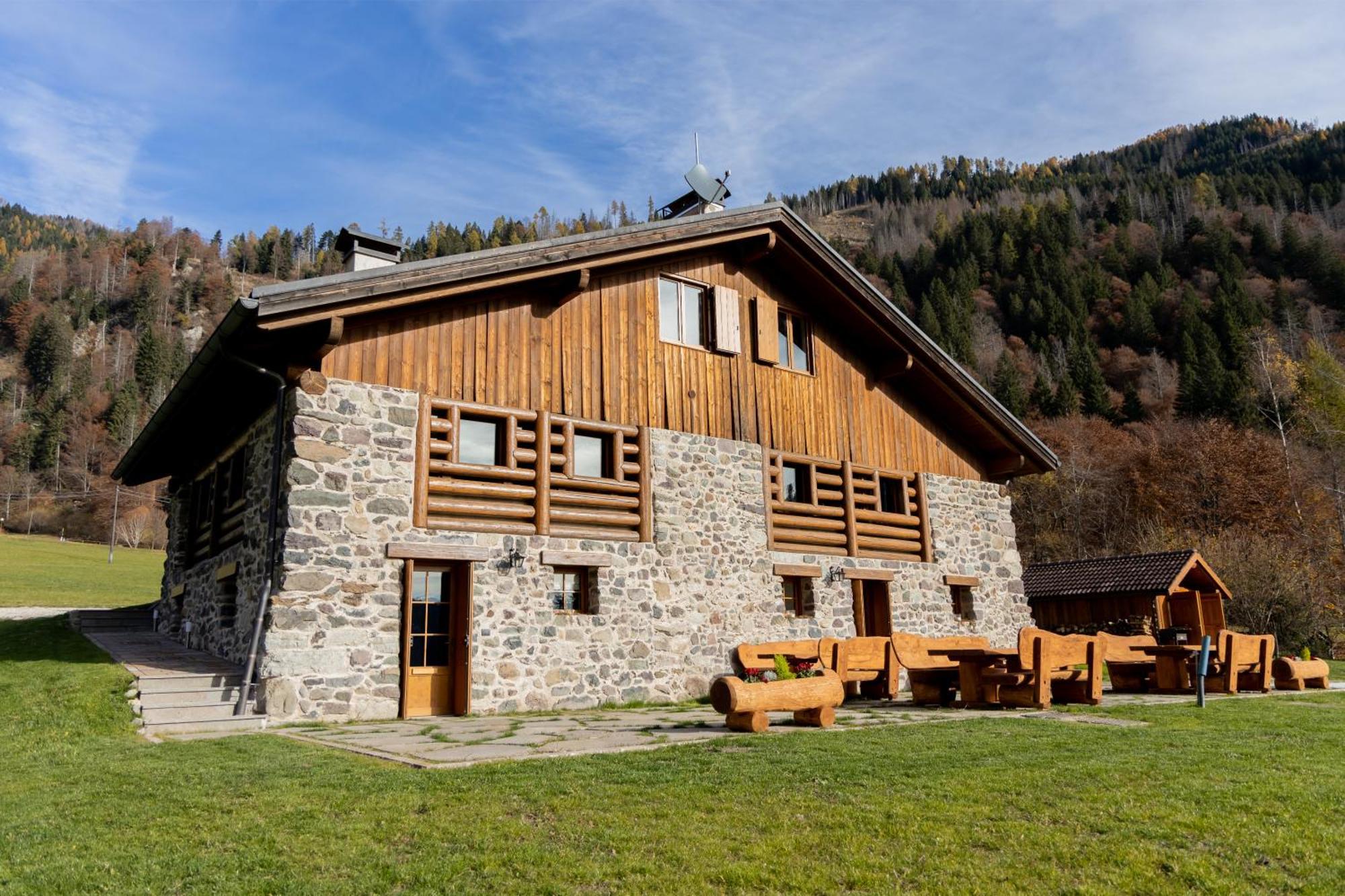 Chalet Al Maso Val Calamento Telve Esterno foto