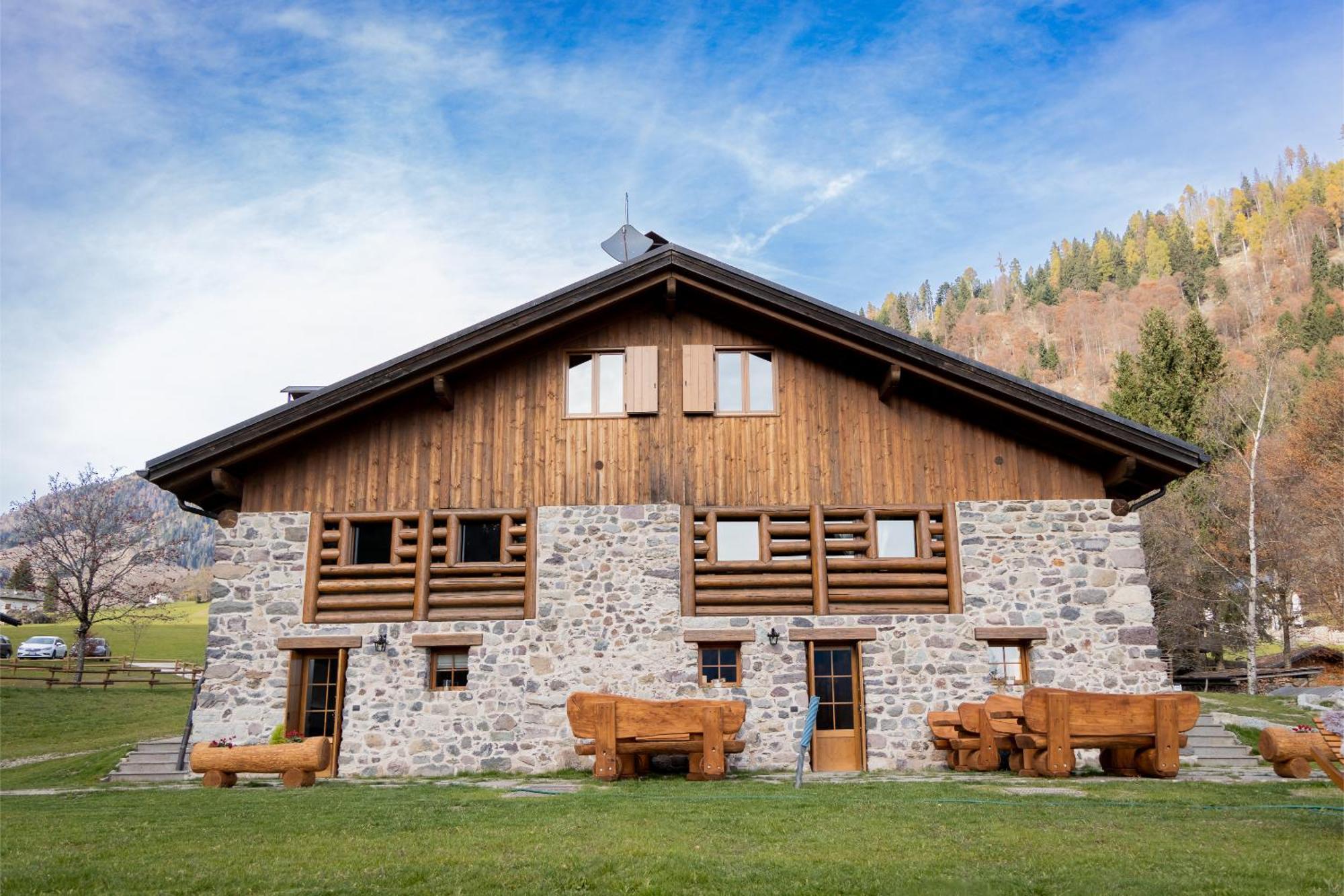 Chalet Al Maso Val Calamento Telve Esterno foto