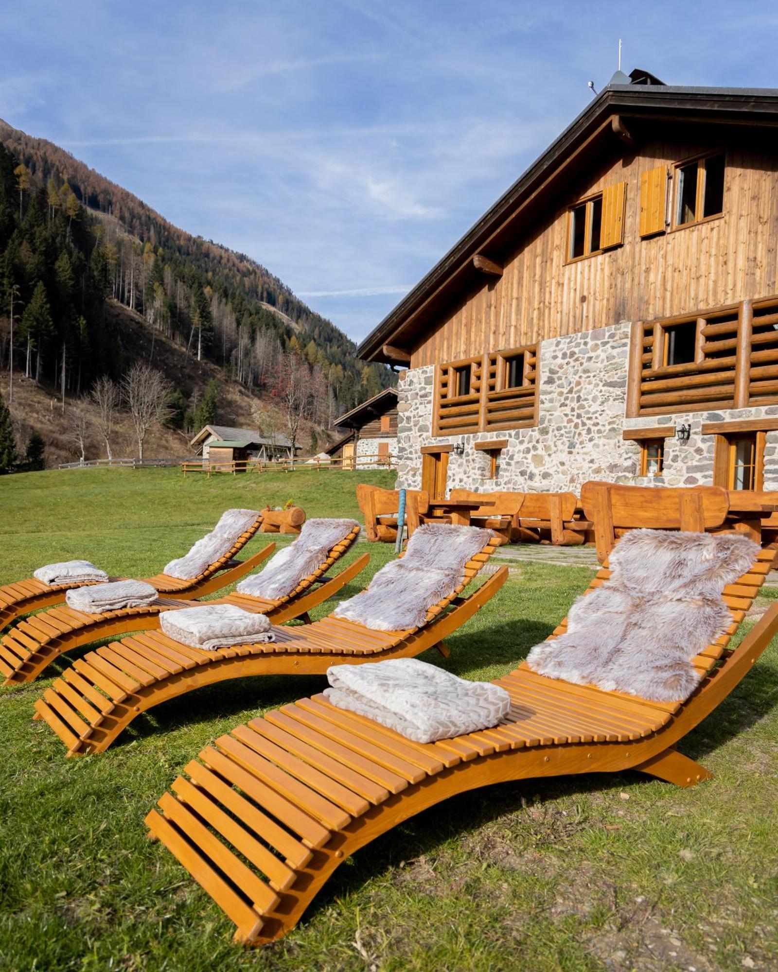 Chalet Al Maso Val Calamento Telve Esterno foto