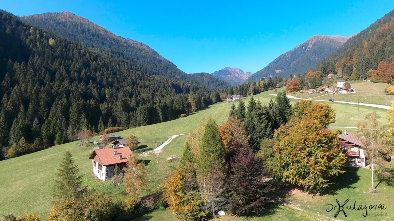 Chalet Al Maso Val Calamento Telve Esterno foto