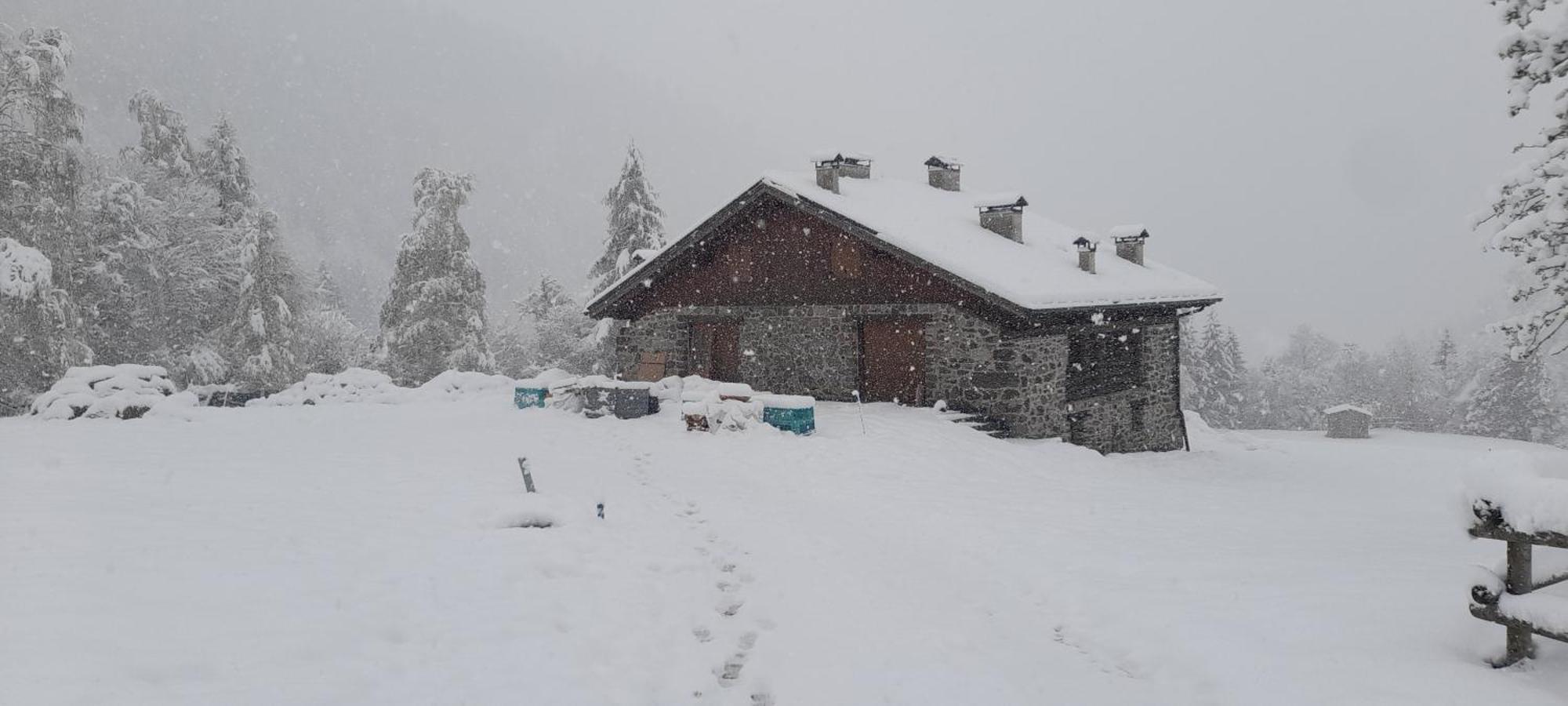 Chalet Al Maso Val Calamento Telve Esterno foto