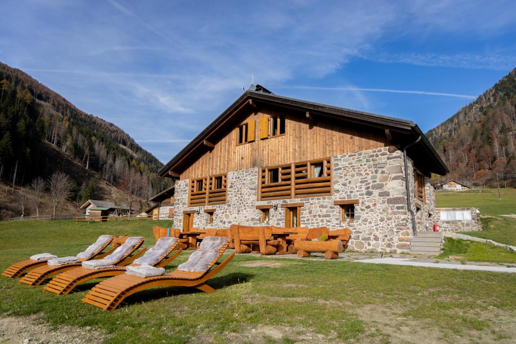 Chalet Al Maso Val Calamento Telve Esterno foto